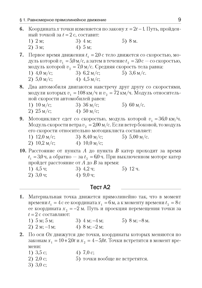 Физика. Пособие для подготовки к централизованному тестированию