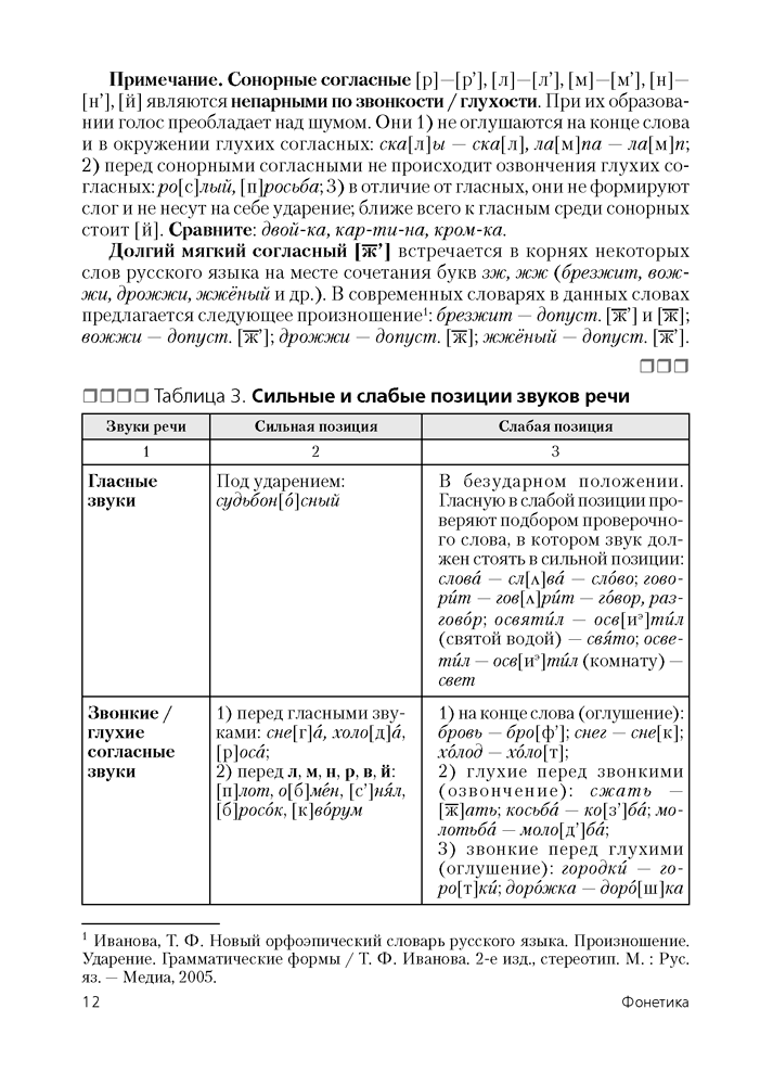Русский язык в таблицах и тестах