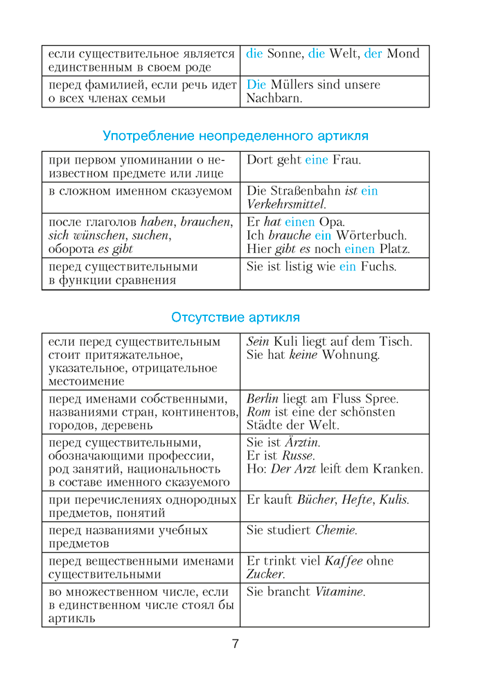 Немецкий язык в таблицах и схемах. Для школьников