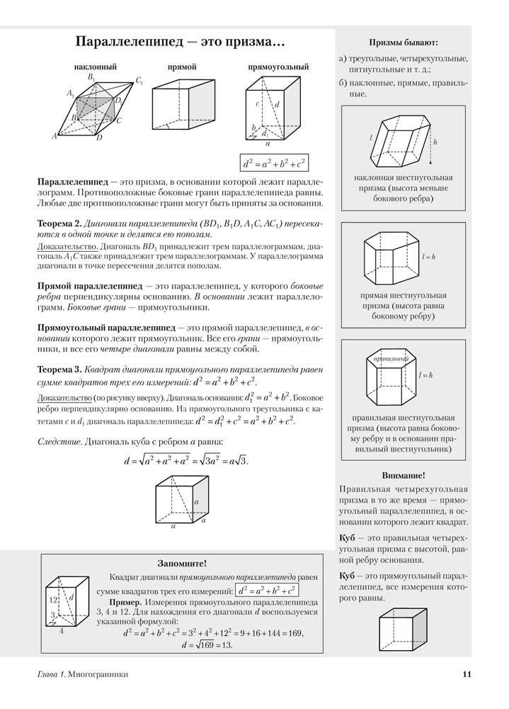 Наглядная геометрия. 11 класс