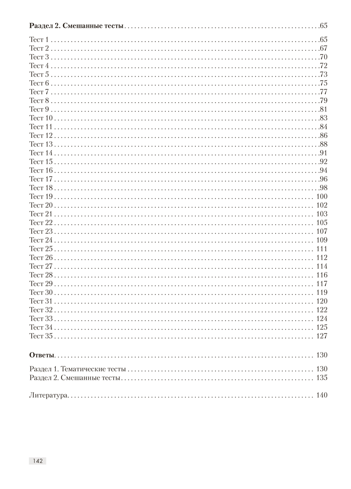Повторяем математику за курс средней школы. Тестовые задания для 11 класса