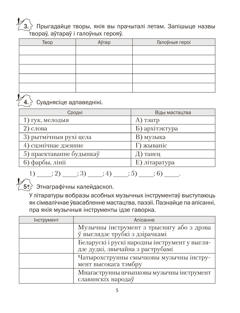 Беларуская літаратура. 7 клас. Рабочы сшытак