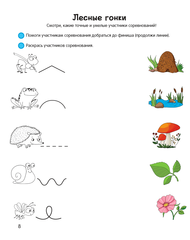 Умней-ка. 4—5 лет. Линия и цвет