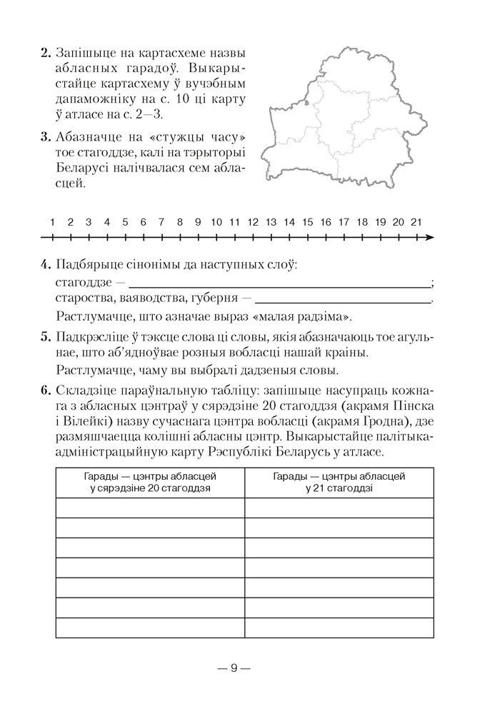 Чалавек і свет. Мая Радзіма — Беларусь. 4 клас. Дыдактычныя і дыягнастычныя матэрыялы