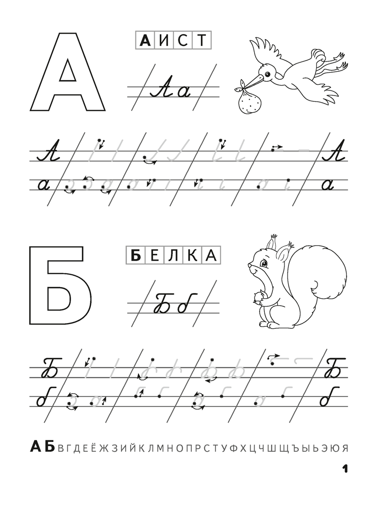 Скоро в школу. Прописи. Пишем от А до Я. 5–6 лет