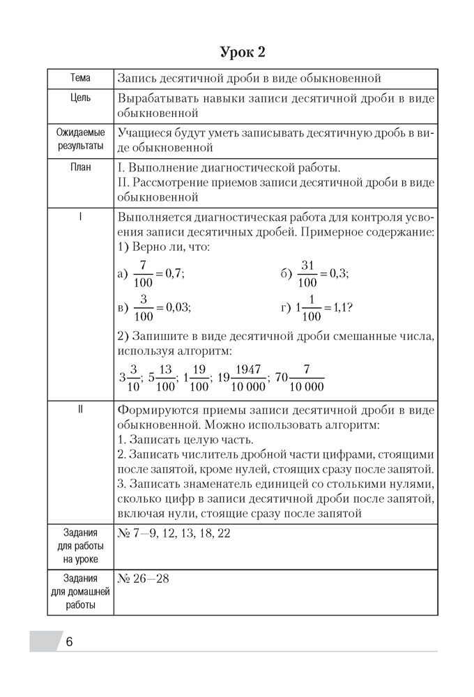 Современный урок. Математика. 6 класс