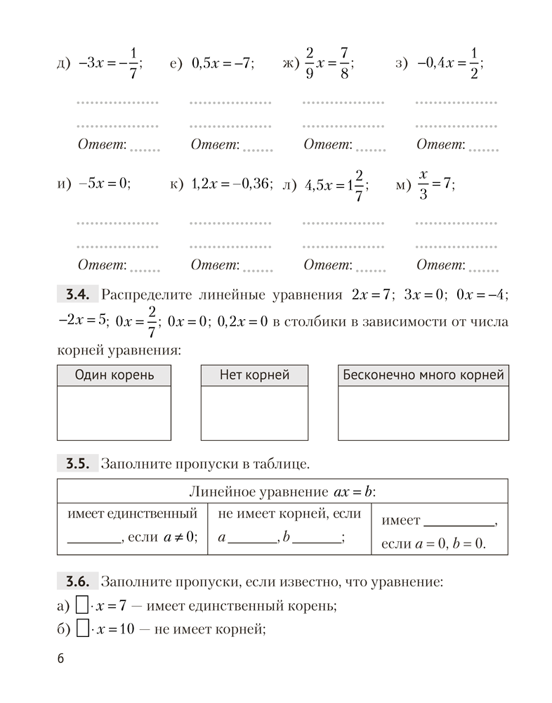 Алгебра. 7 класс. Рабочая тетрадь. В 2 частях. Часть 2
