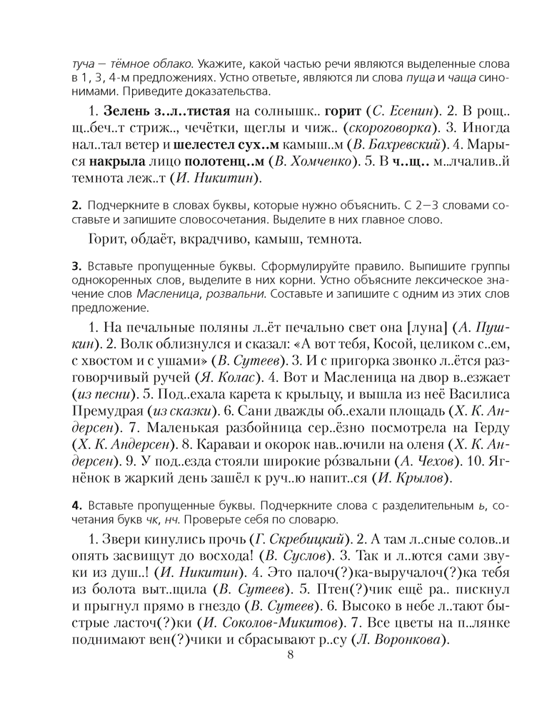 Русский язык. 5 класс. Проверочные задания. Диктанты. Изложения