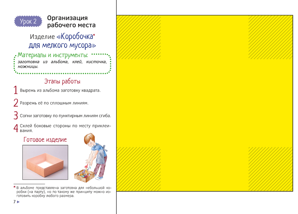 Альбом по трудовому обучению. 1 класс