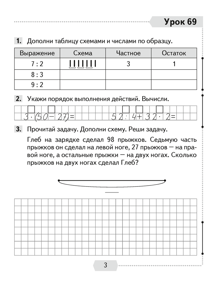Математика. 3 класс. Рабочая тетрадь. В двух частях. Часть 2