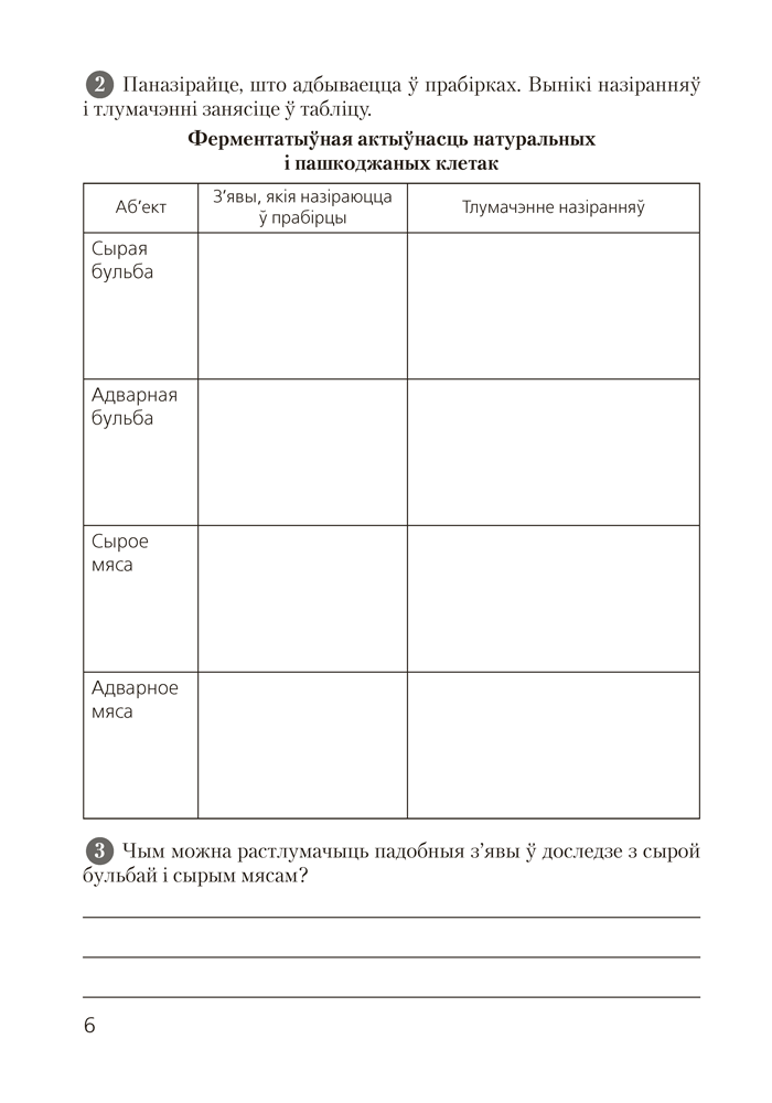 Сшытак для лабараторных і практычных работ па біялогіі для 11 класа. Базавы ўзровень