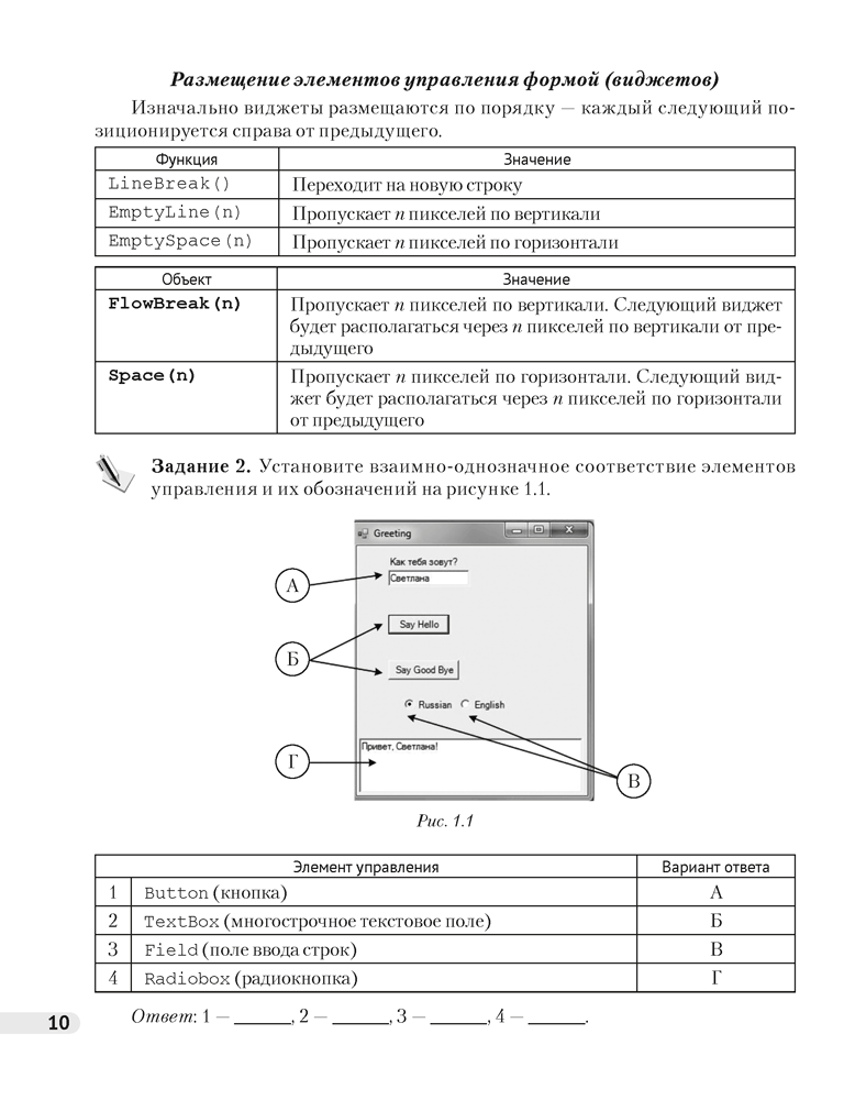 Информатика. Рабочая тетрадь для 11 класса