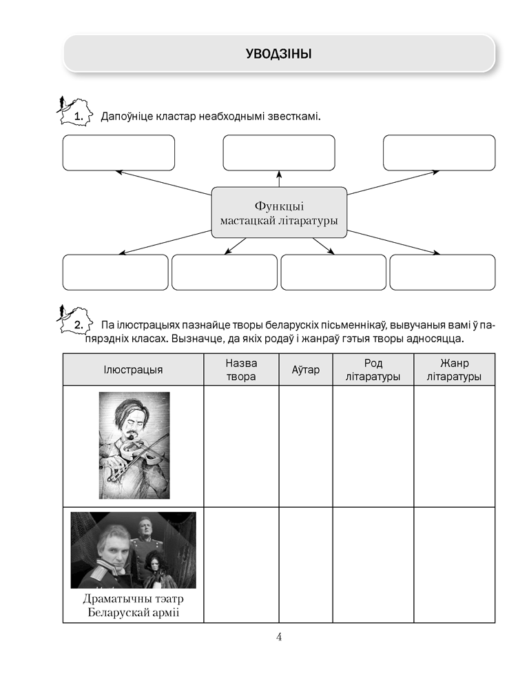 Беларуская літаратура. 9 клас. Рабочы сшытак