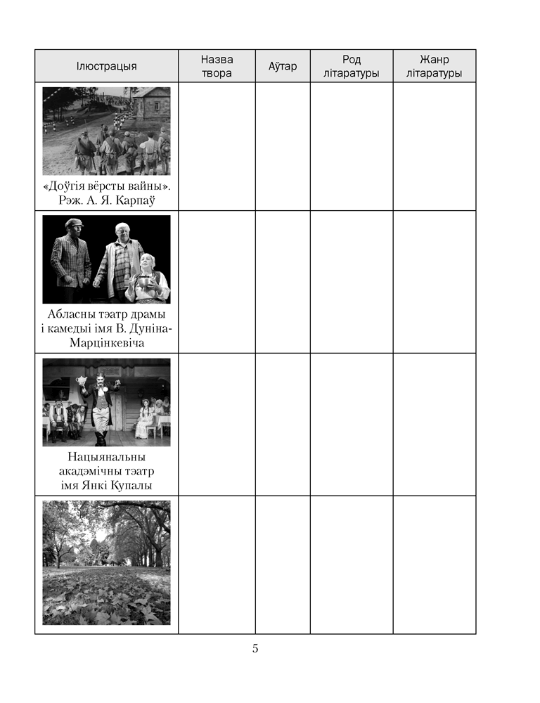 Беларуская літаратура. 9 клас. Рабочы сшытак