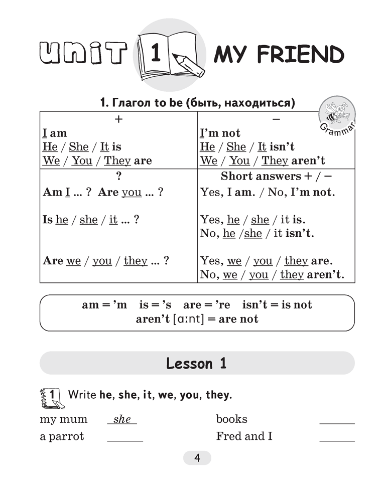 Английский язык. 4 класс. Практикум по грамматике