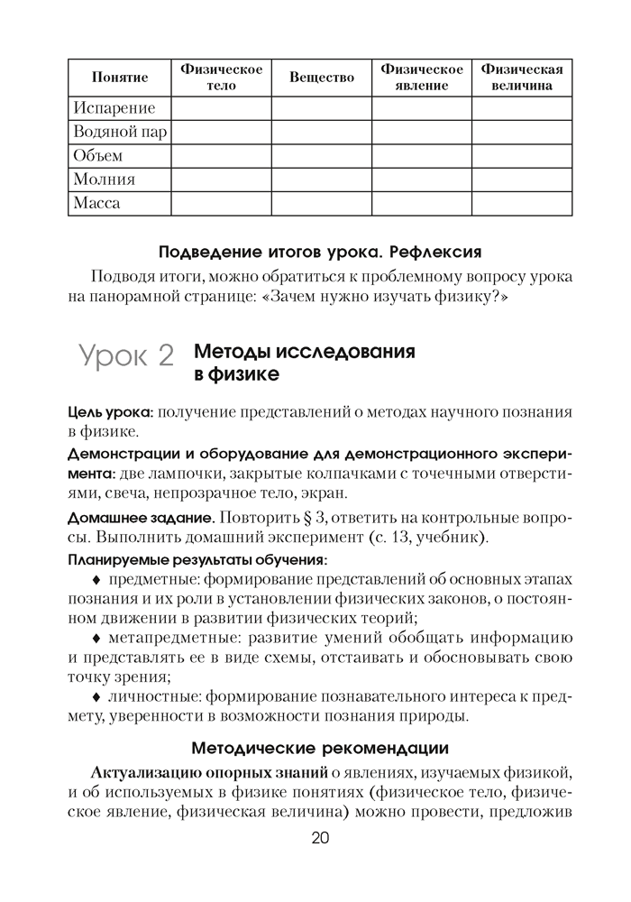 Физика в 7 классе